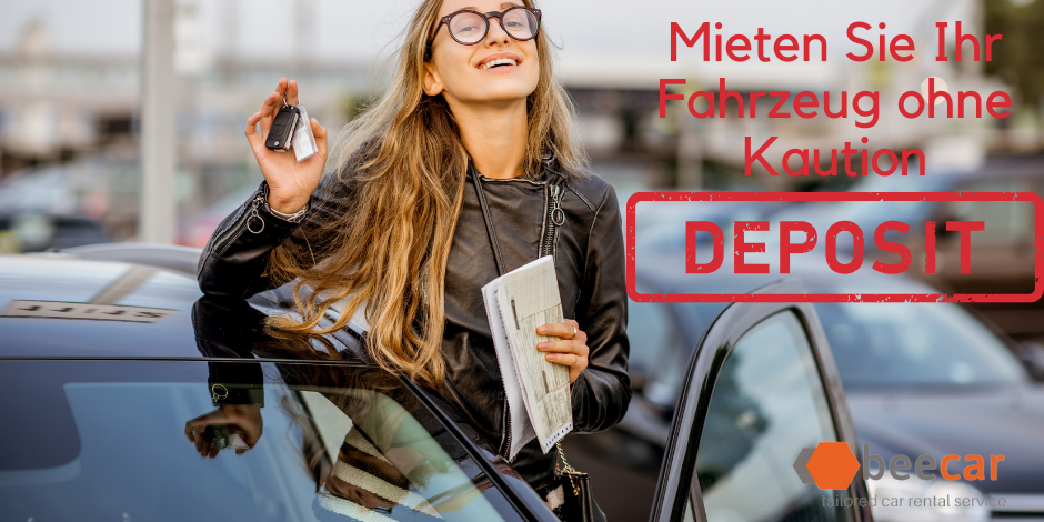 Möglichkeit zur kautionsfreien Autovermietung gibt es bei Beecar!